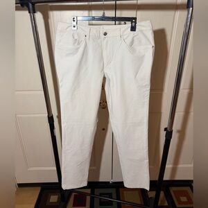 Lululemon Men’s ABC Classic-Fit 5-Pocket Pant Beige/Cream Size 35